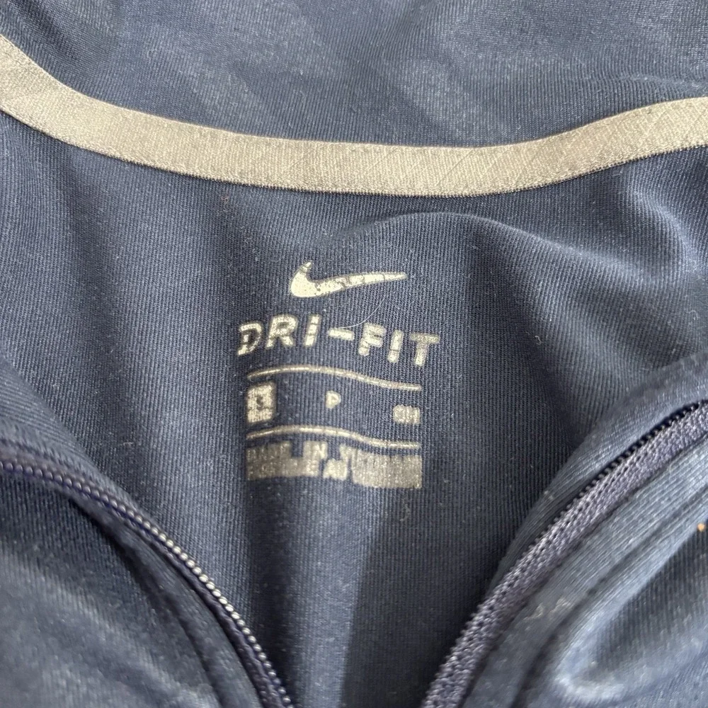 Nike Dri-fit Womens Tailgate Embossed Vixen 1/2 Zip Pullover Small Fitted Thumb